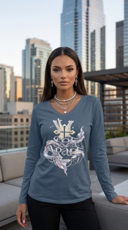 Set apart vneck