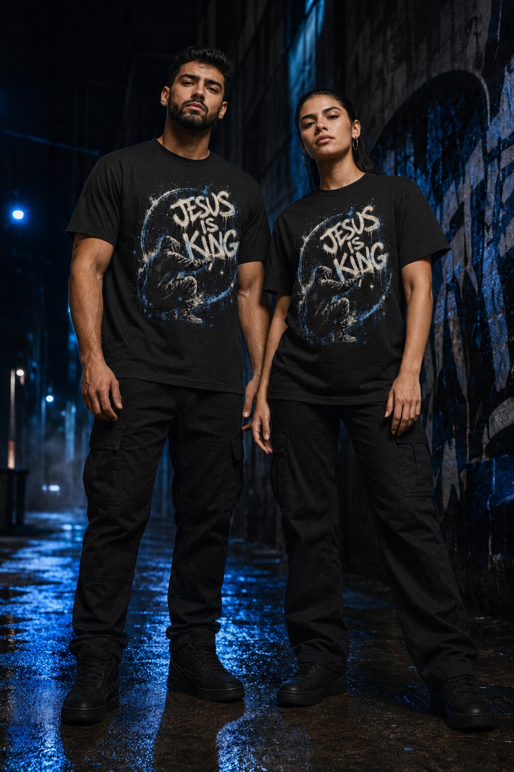 Aether Designs Jesus Is King streetwear campaign